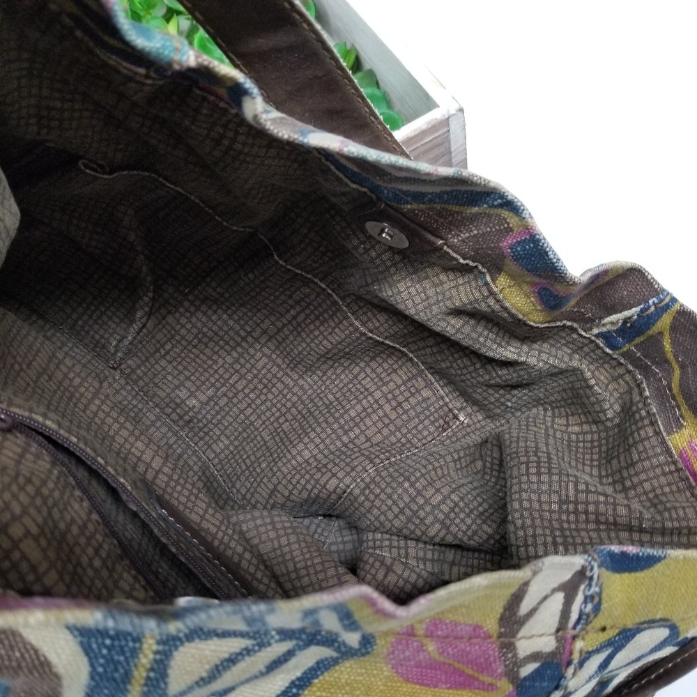 ✅ Fossil Canvas Hobo Shoulder Bag - Picture 7 of 8